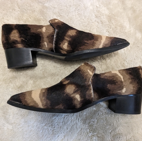 Acne Studios Jaycee Pony Hair Loafers size 40 - Picture 9 of 11